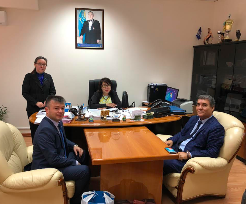кафедру Международного права посетили представители Таджикского государственного университета права, бизнеса и политики